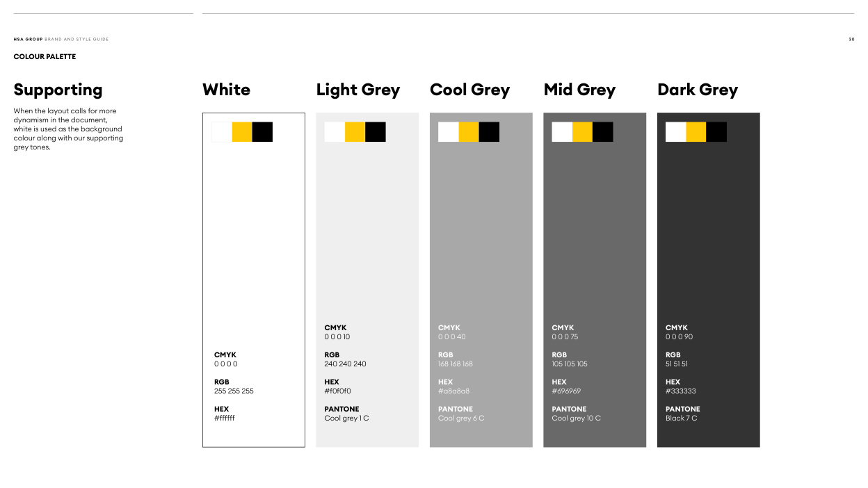 Colour palette — original manual PDF page 29