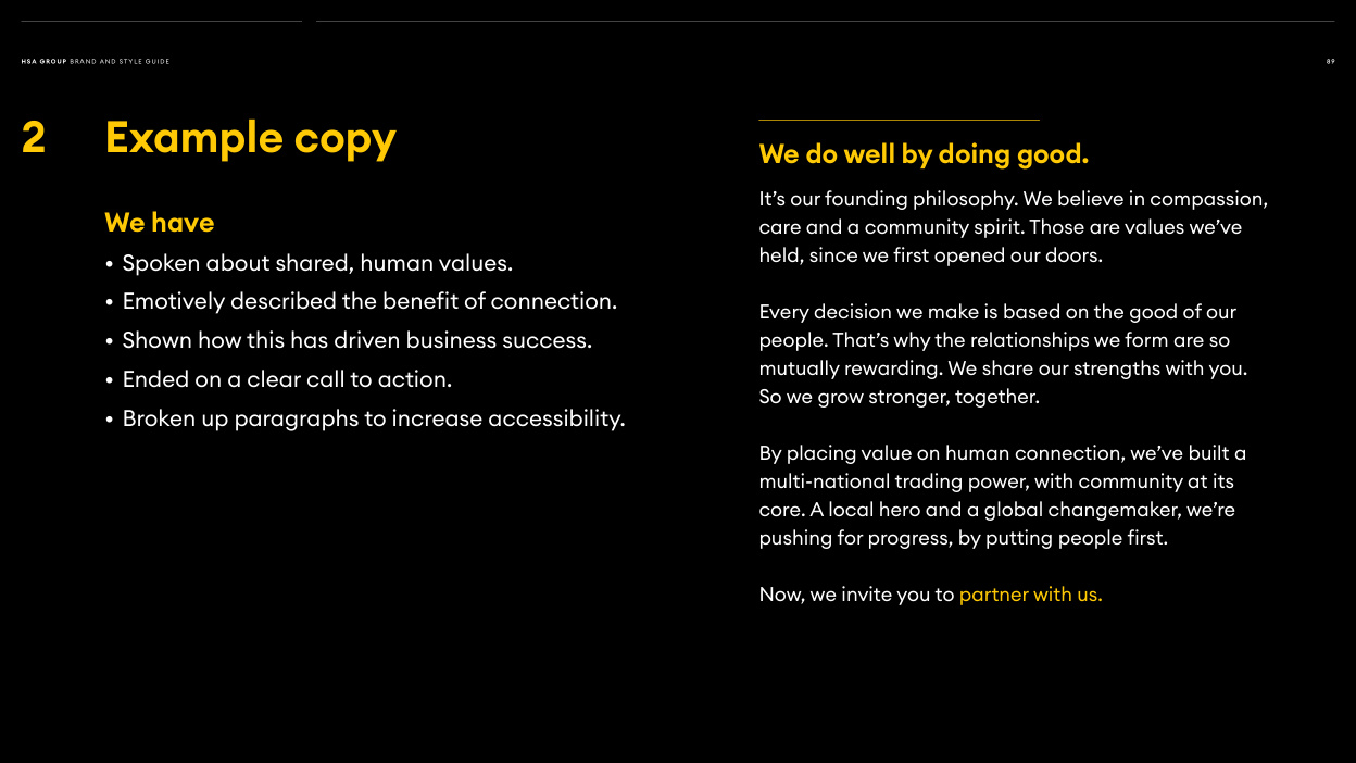 Brand voice — original manual PDF page 88