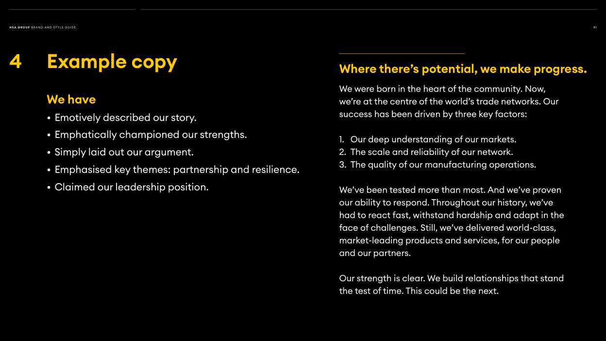 Brand voice — original manual PDF page 90